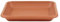 greemotion Soucoupe carrée pour pot de fleur 20 x 20 cm - Dessous de pot de fleur en plastique marron aspect terre cuite - Plateau pour jardinière résistant aux UV et au gel