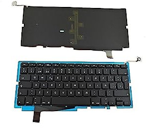 Portatilmovil® - Teclado Compatible con Apple MACBOOK Pro A1286 Negro (para 2008 con Backlit Board)