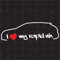 speedwerk-motorwear I Love My Rapid NH - Sticker - Baujahr 2013