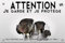 Pets-easy Panneau Attention au chien mâle cane corso
