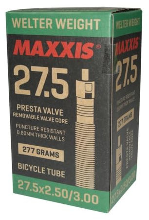 Maxxis Unisex – Erwachsene WelterWeight Plus Schlauch, schwarz, 1size