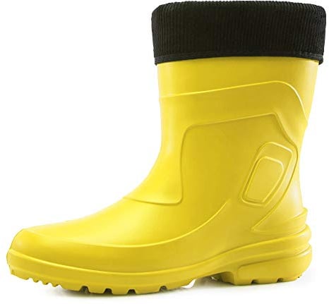 Ladeheid Dam Thermo EVA Gummistövlar lätt som en fjäder LA-800-2017 (MörkGul/Svart, 41 EU)