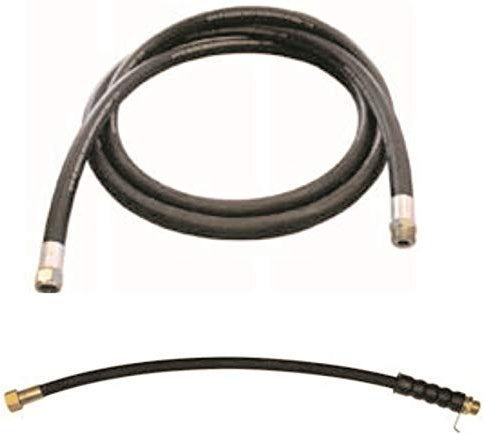 RICAMBI ESTINTORI: MANICHETTA PER ESTINTORE A CO2: ATTACCO 21.7 FX 1/2M - D/M 3/8 - L/MM 3450 - TIPO K/30