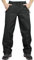 33,000ft Men's Waterproof Trousers Lightweight Breathable Rain Overtrousers, Outdoor Windproof Rain Over Pants for Golf Hiking Fishing Cycling Black M/32 Inseam
