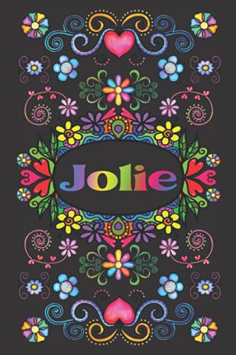 PERSONALISIERTES NOTIZBUCH FÜR JOLIE: Schönes Geschenk für Jolie (Liniertes Notizbuch für Mädchen und Frauen)