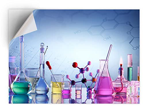 DV DESIGN 1 x Vinyl Sticker A5 - Rectangle Shape 15,8x21cm - Chemistry Lab Science Teacher Uni Art Print Decal Laptop Tablet Luggage Car Bike Wall Fridge Door Sticker #8794