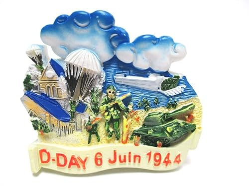 Normandie Magnet D-Day 6.Juni 1944 Poly Souvenir Frankreich