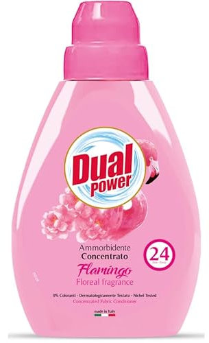 Dual Power Ammorbidente Concentrato Flamingo Floreal Fragrance, 600 ml