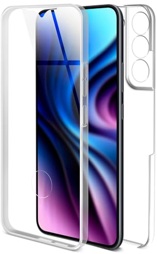 ONEFLOW Touch Case für Samsung Galaxy S22 Plus Hülle 360 Grad Komplett Schutz beidseitig, Handyhülle mit Displayschutz, TPU Schutzhülle durchsichtig vorne und hinten stoßfest, Klar