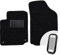 moto-MOLTICO Vorne Fußmatten Auto Velours Autoteppiche Schwarz Automatten Set 2-teilig passend für Citroen C3 I 2002-2009