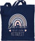Baumwolltasche - Erzieher - Taschen - Danke für die schöne Kitazeit Boho Regenbogen - Unisize - Navy Blau - geschenk erzieherin erziehertaschen kindergärtner kita tasche geschenke erzieherinnen