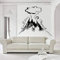 Wandtattoo Vulkan Natur Landschaft Vinyl Heimdekoration Wohnzimmer Büro Kunst Wandaufkleber 48X42 Cm