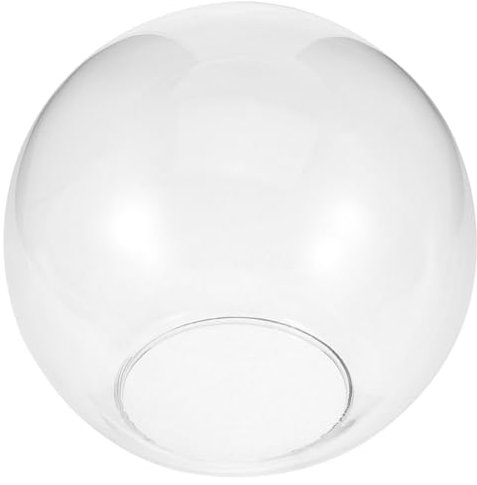 PRETYZOOM Klarglas-Lampenschirm Ersatz- -Lampenschirm Transparenter Tischlampenschirm Schreibtischlampen-Lichtabdeckung Stehlampenschutz für Hängende Tisch-Wandlampe