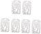 MAGICLULU Pcs Nail Extension Fiberglass Kit False Nails Paper Tape Manicure Salon Tool Natural Look White