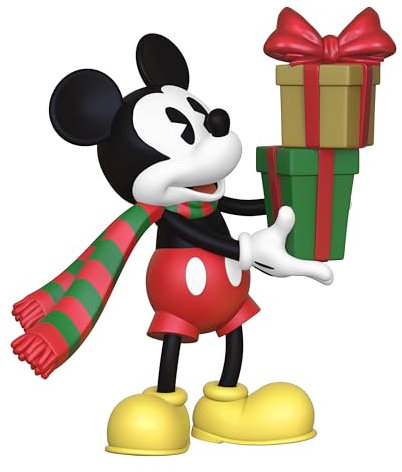 Hallmark Keepsake 1.16 Mini Christmas Ornament, Disney Mickey Mouse Mickey's Special Delivery, Gifts for Disney Fans