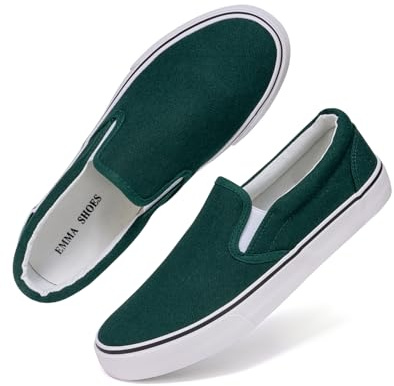 Low-Top Slip-Ons Damenmode Sneakers Casual Canvas Sneakers für Frauen Bequem Flache Atmungsaktive Gepolsterte Innensohle Slip on Sneakers Frauen Niedrige Schlupfschuhe
