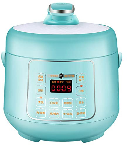 Mini Electric Rice Cooker 2.5L, Small Cookers Kitchen Appliance Lunch Box Lunch Heater Porridge Soup for 2-4 People,Blue