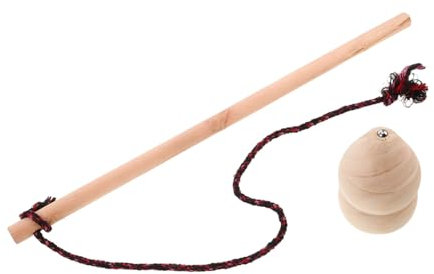 ibasenice Holzspielzeug Mit Schnur Handgefertigtes Retro Drehspiel Verschleißfest Präzises Holz-drehspielzeug Für Outdoor Fitness Und Intensives Training Traditionelles