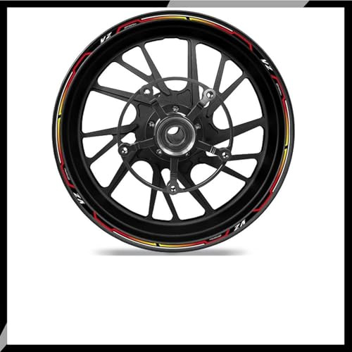 Adesivo Ruota Moto Racing Rim Stripe Decal Decorazione Per Yamaha YZ125X 250X 250F 250FX 450F 450FX(Style 1)