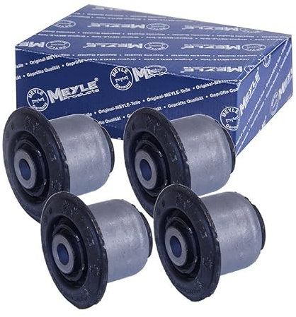 4x MEYLE Querlenkerlager Querlenkerbuchse Lager Buchse Querlenker Vorderachse beidseitig, vorne hinten unten