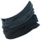 Hilltop® Polar Multifunktionstuch mit Fleece, warmes Motorrad Halstuch, Schlauchschal, Ski Gesichtsmaske für Damen und Herren, Farbe:Grau uni mit schwarz