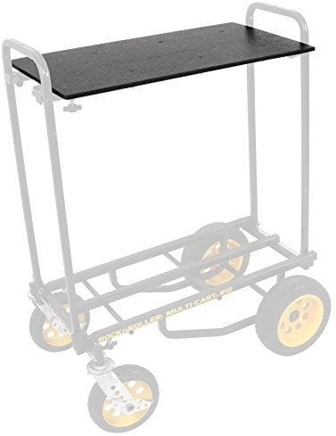 Rock N Roller Quick Set Shelf für R8, R10, R12 Wagen (mobile Workstation, einfach aufzubauen, robust und langlebig, max. 150 Pfund), Schwarz