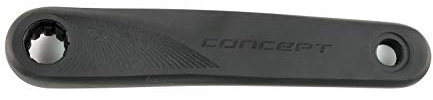 Fahrrad Concept Alu Kurbel Arm ISIS Links 170mm lang schwarz Crank