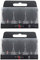 L-Style Dart Flights: L4 PRO Kite - Zwei Pack - für Soft Tip und Steel Tip Darts - Schwarz