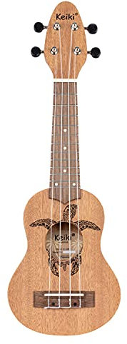 Ortega Guitars Sopranino Ukulele Linkshänder – Akustisch – Keiki K1 Series – Okoume, Natur (K1-MM-L)