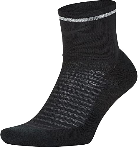 NIKE CU7199-010 Spark Socks Unisex Schwarz/Silber reflektieren 14-16