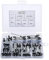 Throushine Gluckaro Professionelles Nietpistolen-Adapter-Kit Mit 4 Stk. Verschiedene Düsenschrauben (120 PCS NIET MIT BOX (GEMISCHTE VERPACKUNG VON 2,4 MM & 3,2 MM & 4,0 MM & 4,8 MM))