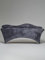 Untitled Wave Matratze (Topper) mit Memory Foam 190x70 für Kosmetikliege, Massageliege, mit Bezug aus Velours | für Wimpernverlängerungen, PMU - Grau