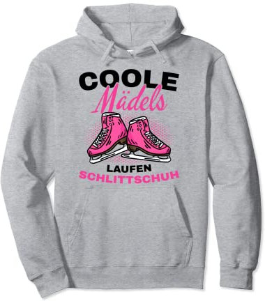 Schlittschuhe Coole Mädels Laufen Schlittschuh Eislaufen Pullover Hoodie