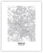 Poster ohne Rahmen Deko 40x50cm Stadt Karte Berlin Wandposter Art Prints Wanddeko Bild Wand Kunstdruck Wandbilder Dekoration Wohnzimmer Schlafzimmer Küche Modern Wall Art Decor - P2XPA40x50-4681