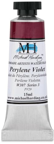 Michael Harding Professional Watercolors - 15ml Tubes (Perylene Violet)