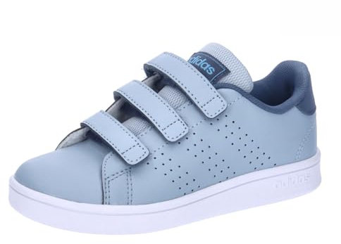 adidas Unisex Kinder Advantage Court Lifestyle Hook-and-Loop Shoes, Wonder Blue/Blue Burst/preloved Ink, 33 EU