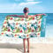 SearchI Personalisiertes Strandtuch mit Namen 76x152cm Kein Sand Schnell Trocknendes Badetuch Mikrofaser Strandtuch Personalisierte Geschenke für Fitness,Reisen,Strand,Sauna,Outdoor(Dinosaurier 2)