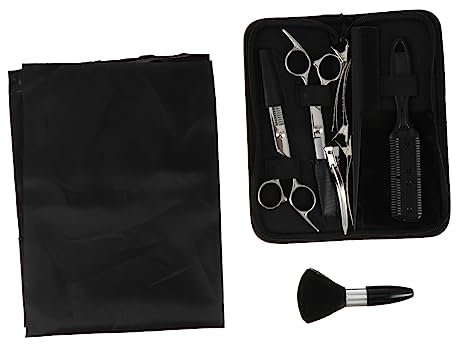 Beavorty 1juego Tijeras De Peluquería Profesional Kit De Cortapelos Herramientas Para Estilistas Novatos y Profesionales Incluye Tijeras Planas y Desbastadoras