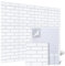 Yrendenge Akustikplatten der Ziegeloptik,12 Stück Akustikpaneele Selbstklebend Schalldichte Schallschutzplatten,Hoher Dichte Schalldämmung Wand Panel 30x30x1cm Akustik Panel Schallabsorber Wand Dekor