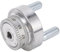 Mini Volantino per Tornio con Manovella in Lega di Alluminio 50mm Scala 2 Pollici 0 a 1 Mm Volantino Meccanico per Tornio, Miller