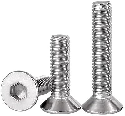 SYDARSYN Tornillos Avellanadoes de Hexágono Interior Tornillos Allen de Cabeza Plana de Acero Inoxidable Pernos Allen M3x70mm (20 pcs)
