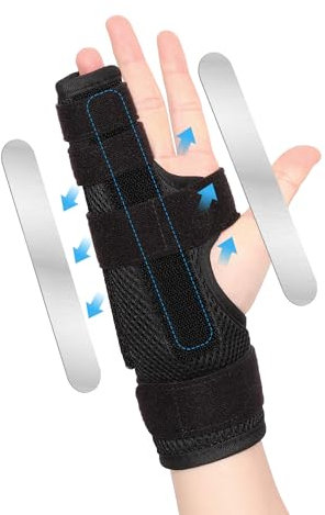joingood Fingerschiene Kleiner Finger,Handgelenkschiene Kleine Und Ringfinger,4 Und 5 Fingerschienen Für Gebrochenen Finger,Sehnenscheidenentzündung,Passt für Linke&Rechte Hand(Masche,S/M)