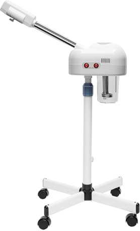 2-in-1 Ozon-Gesichtssauna Gesichts-Sauna-Ozon-Dampfer 360° drehbares Dampfgerät, Verdampfer für Salon und Heimgebrauch
