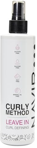 NAVIR Professional | Locken Gel Curly Methode – Ohne Sulfate, Parabene, Silikone & Salz – Lockenaktivator mit Bambusextrakt – Glanz & Definition – 200 ml