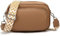 NIYUTA Damen Umhängetasche Leder Crossbody Bag Damen Handtasche Damen, Schultertaschen Damen Abnehmbarem Schultergurt Taschen mit Breitem Schultergurt Khaki