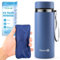 Gel Ice Packs for Injuries Reusable with Insulated Bottle - 4X Instant Cold Pack for Injuries 6.70”x3.15” - Medical Grade Ice Gel Pack for Injuries & Post-Surgery