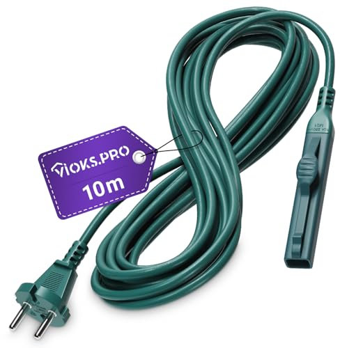 Viоks.pro Staubsaugerkabel 10m Ersatz für Staubsauger Kabel Vоrwerk - Stromkabel für Vоrwerk Staubsauger Kobold VK140 VK150, Ersatzkabel & Vоrwerk VK140 Ersatzteile/Kobold VK150 Ersatzteile