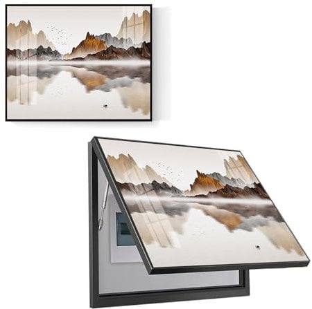 Electric meter wall decoration Creative Electric Panel Decoration Box Distribution Box Decorative Painting Wall Hanging Painting with Hydraulic Rod Supports