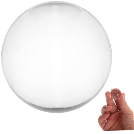 Ciieeo Feng Shui Kristallkugel Meditationskugeln Dekorative Kugeln Für Schalen Und Vasen Solide Kugel Transparente Kugeldekoration Für Wohnzimmer Jonglieren Klares Weißes
