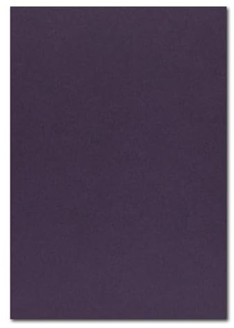 100 DIN A4 Papier-bögen Planobogen - Aubergine (Lila) - 225 g/m² - 21 x 29,7 cm - Ton-Papier Fotokarton Bastel-Papier Ton-Karton - FarbenFroh